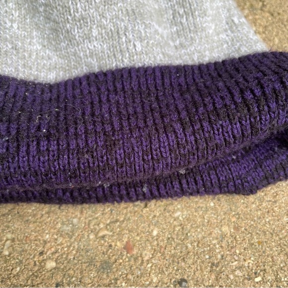 NFL VIKINGS Gray Purple Beanie Logo Unisex - Picture 7 of 7